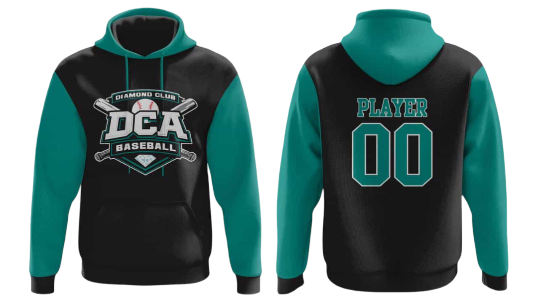 DCA Black/Teal Hoodie